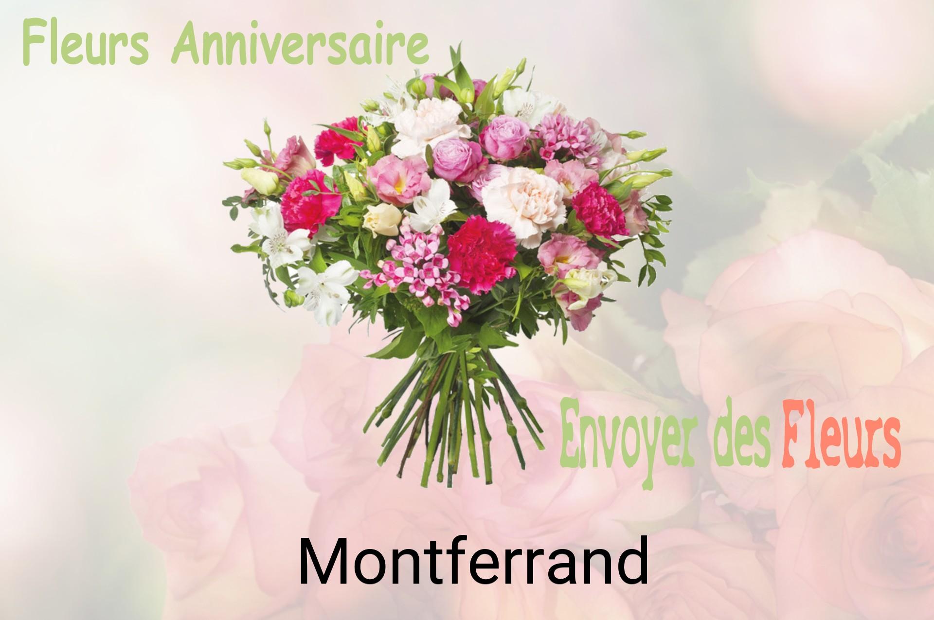 Bouquet de fleurs d’anniversaire livré à Montferrand