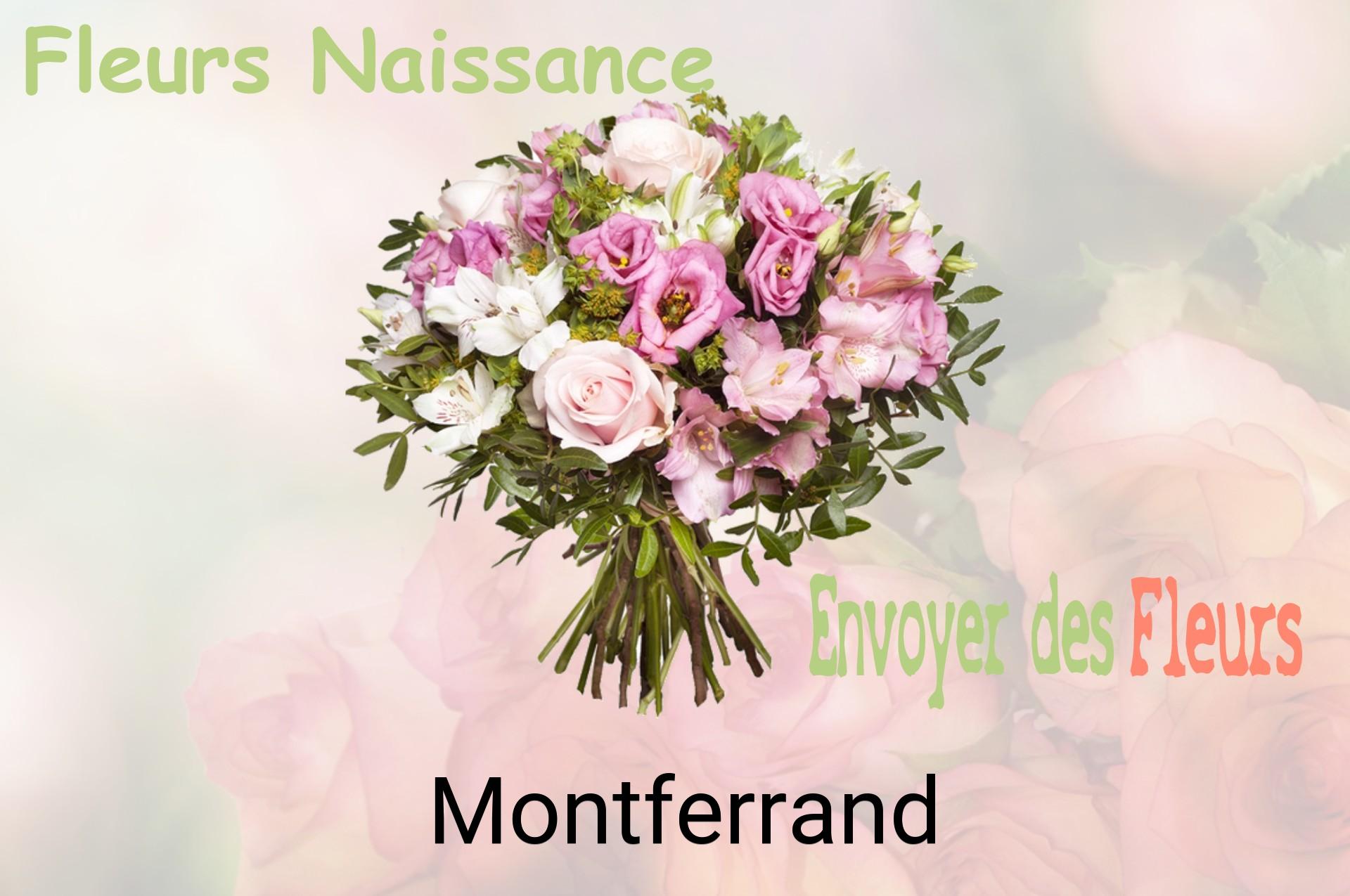 Bouquet de fleurs de naissance livré à Montferrand